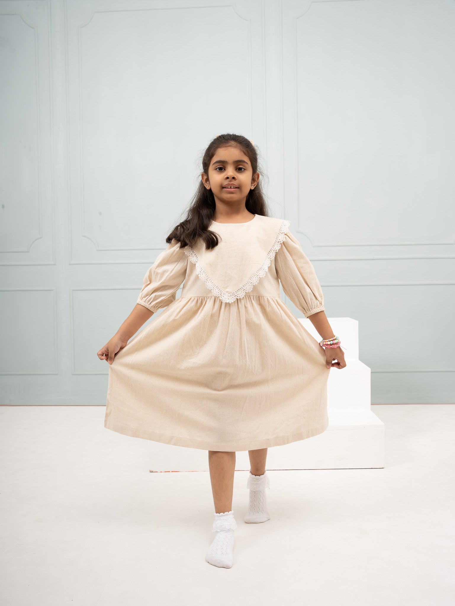 Lace Bib Dress
