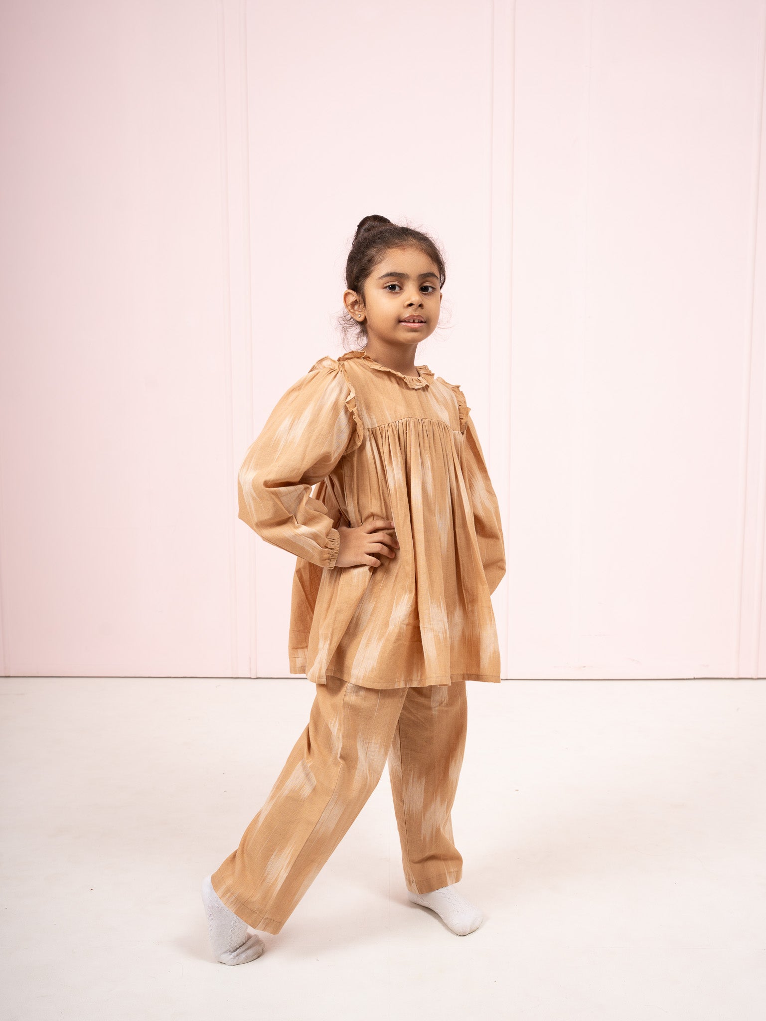 Ruffle Beige Co-Ord