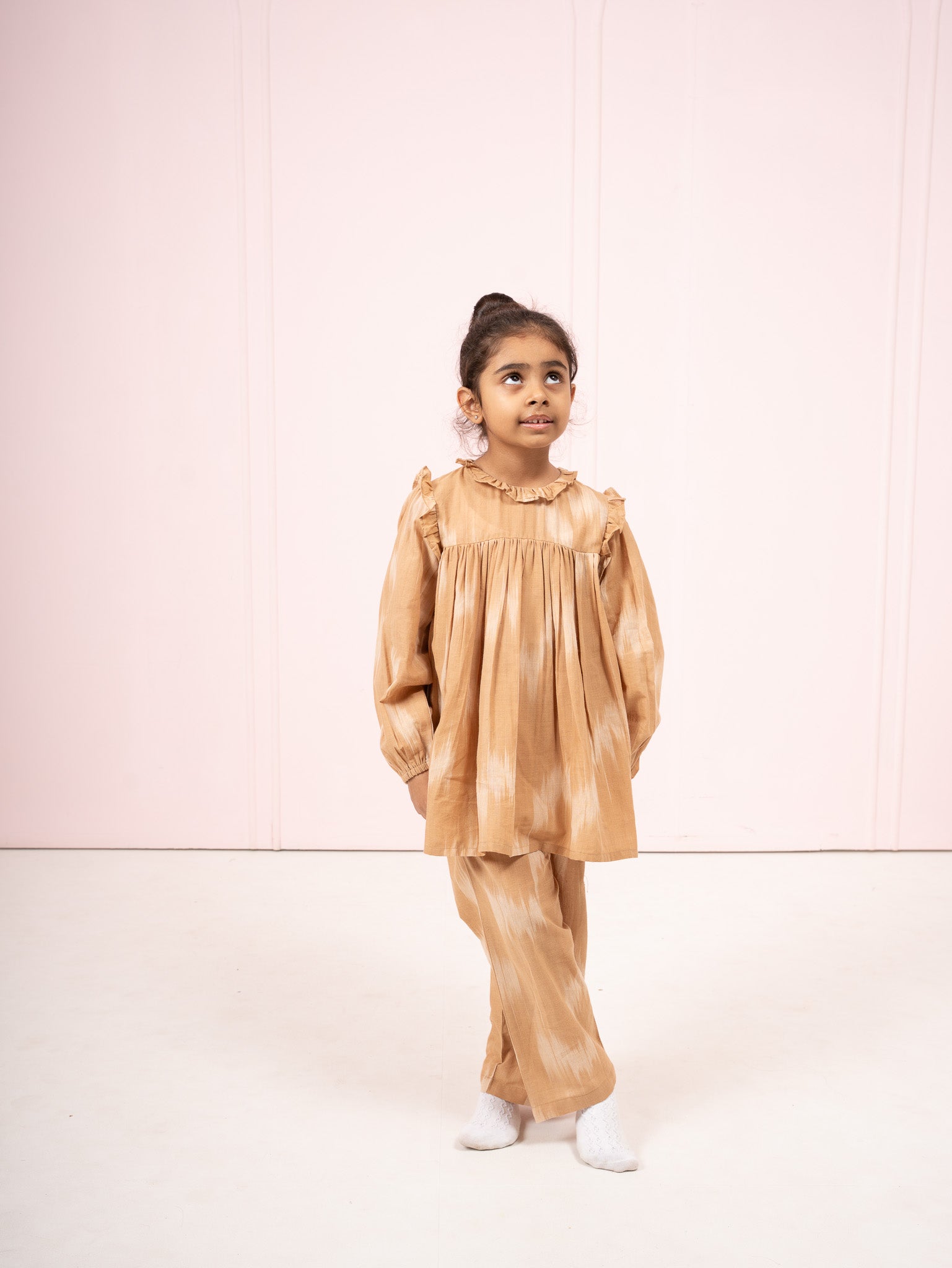 Ruffle Beige Co-Ord