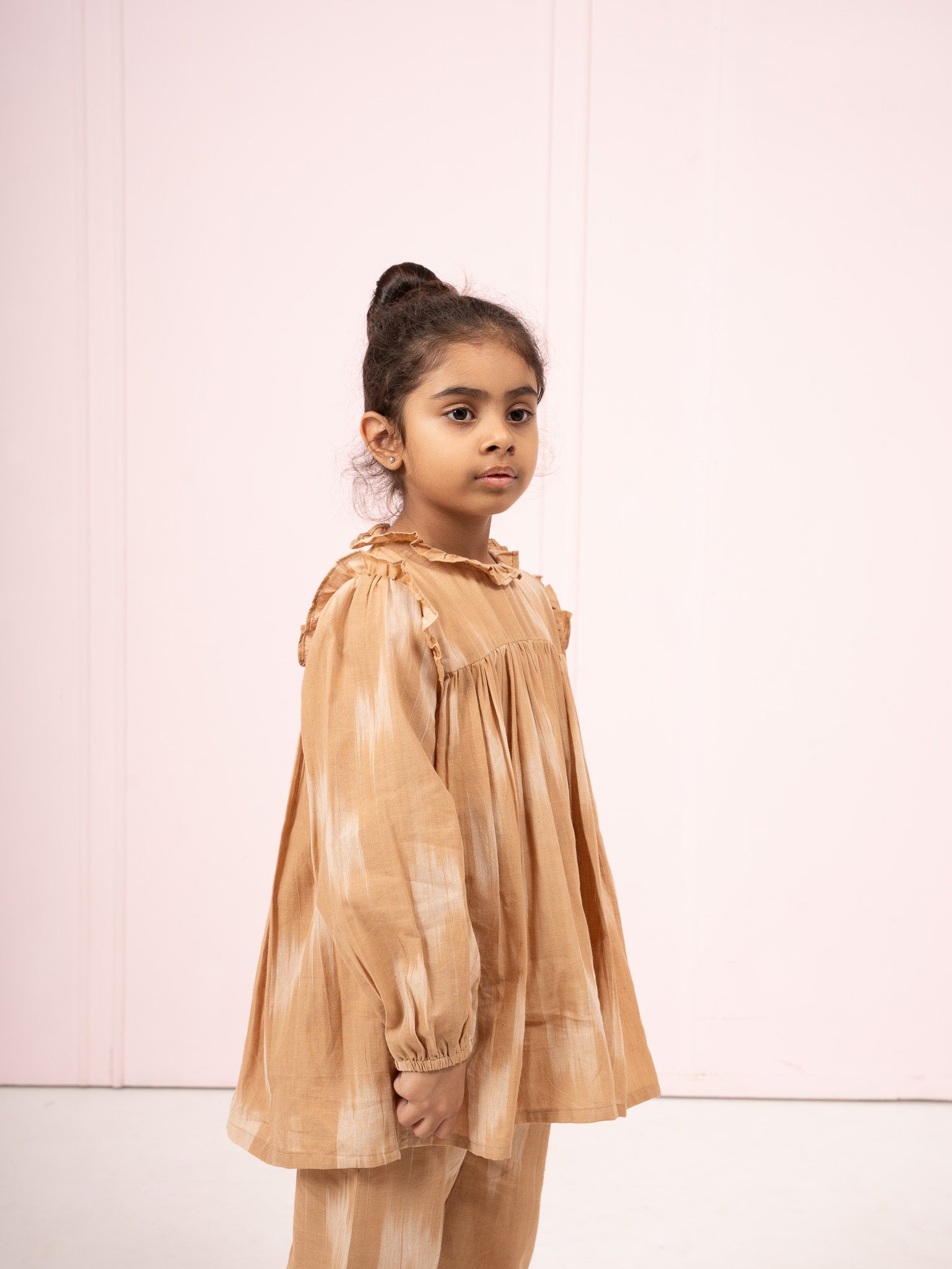 Ruffle Beige Co-Ord