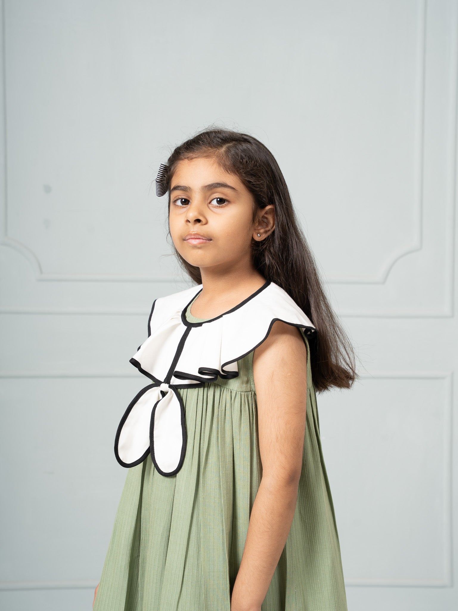 Tracing Olive Dress